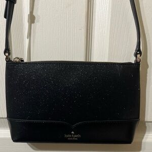 kate spade Black Crossbody Bag with Flap Closure